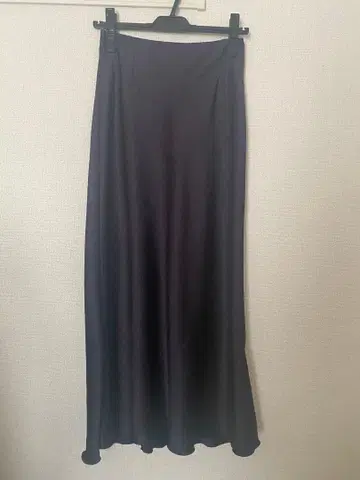 IENA 더블 새틴 스커트 브라운 34 사이즈