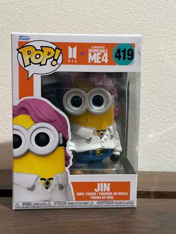 Funko Pop! JIN (BTS) 미니언 콜라보