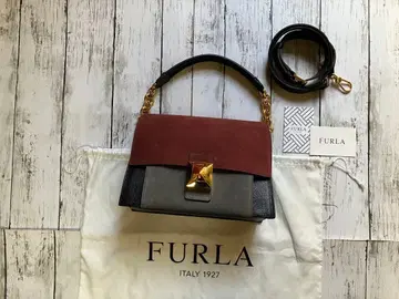 FURLA 핸드백 디바 보르도