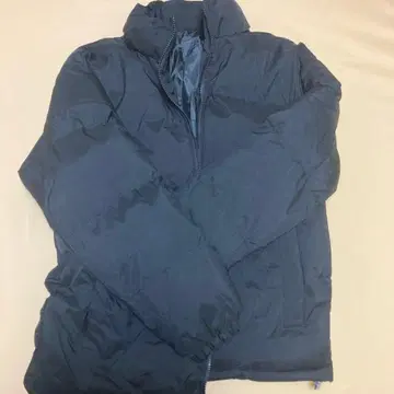 충전솜 아우터 남성용 블랙 겨울 상품 심플 노브랜드