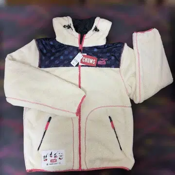 CHUMS 플리스 자켓 몽키 클래퍼