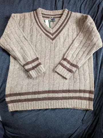 이치 셰틀랜드 울 칠든 니트