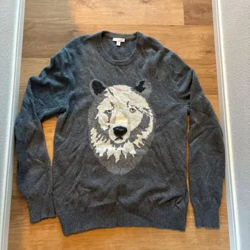 Gap XL 램스울 곰 얼굴 스웨터