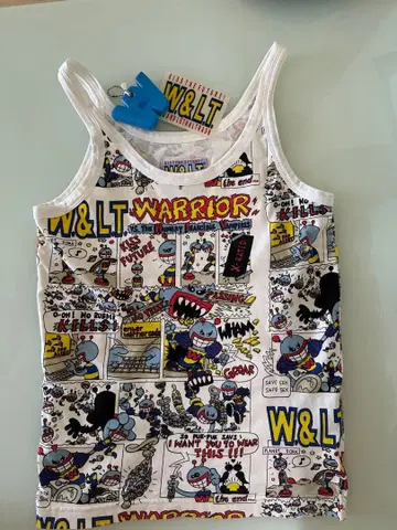 [초레어] W&LT 파쿠파쿠 탱크탑 + 택 + 스펀지 키링