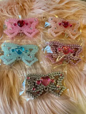 산리오 캐릭터즈 시크릿 헤어 클립 (산리오 갸루 고양이)