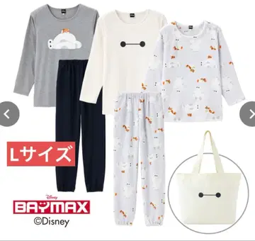 새상품 베이맥스 룸웨어 해피백 L