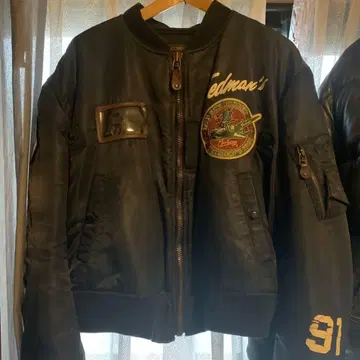 TEDMAN MA-1 플라이트 자켓 블랙