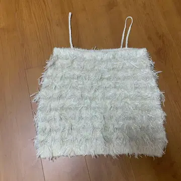 새상품 이번 시즌품 IENA 프린지 니트 아이보리 프리 사이즈