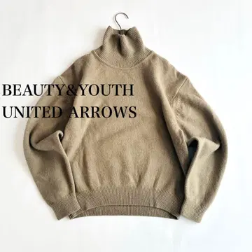 뷰티앤유스 유나이티드 애로우즈 니트 하이넥 니트