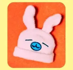 wego x 미니모니. 콜라보 미니모짱 니트캡