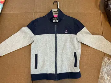 Psycho Bunny XL 집업 자켓 그레이/네이비