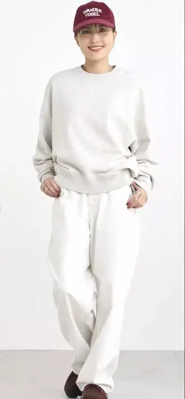 [ 새상품급 ] 12closet USA 코튼 코쿤 맨투맨 애쉬 그레이