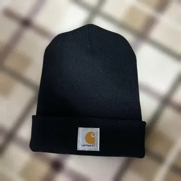 Carhartt 블랙 니트 모자