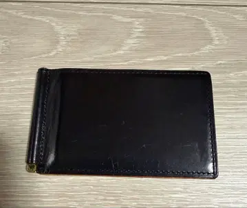 GANZO THIN BRIDLE 컴팩트 머니클립 블랙