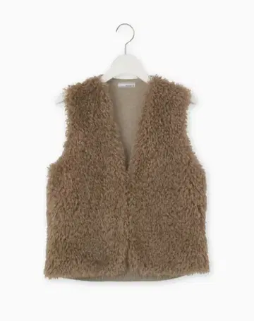 BEATRICE 인조 모피 베스트