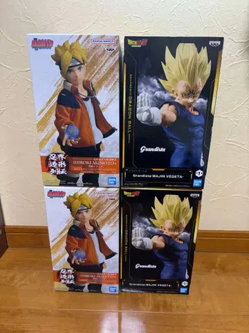드래곤볼 Z 마인 베지터, NARUTO 우즈마키 볼트 피규어 4개 세트
