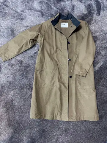 카키 트렌치코트 버튼식 MHL.