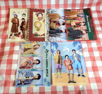 미세스 GREEN APPLE 오리지널 비주얼 시트 6개 세트 미세스