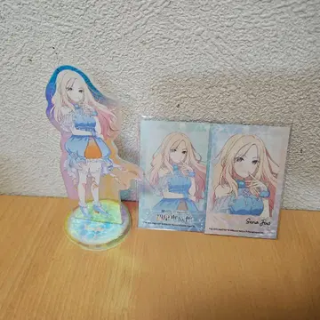 학마스 쥬오호시미나미 아크릴 스탠드 폴라로이드풍 카드 2종 수족관