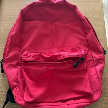 빨간색 백팩 일본제 내부 포켓 부착