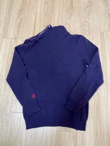 HR MARKET 하프 지퍼 니트 네이비 사이즈 2