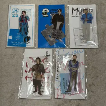 메구로 렌 SnowMan 아크릴 스탠드 5개 세트