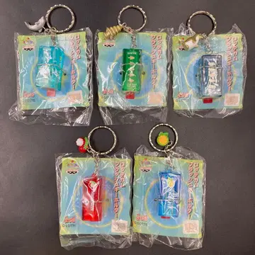 미사용 LOTTE 편의점 아이템 롯데껌 플래시 키링 전5종