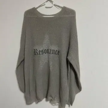 WEGOResonance 그레이 루즈핏 니트
