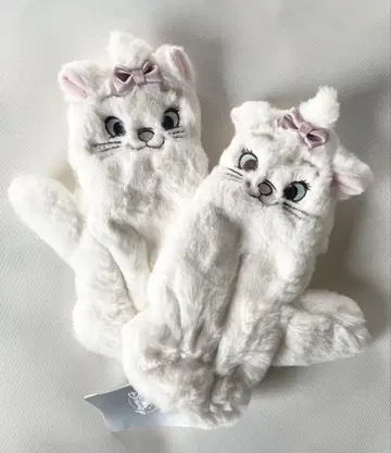 디즈니 스토어 마리 장갑 미튼 그로브 스트랩 포함