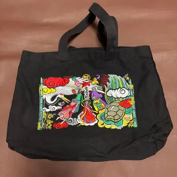 자수 토트백 / T셔츠 L 사이즈