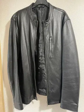 블랙 가죽 자켓