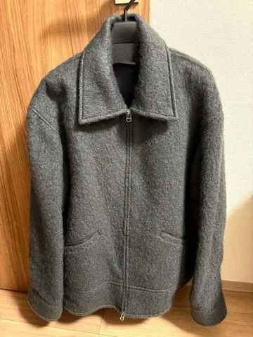 LIDNM 21AW 모헤어 샤기 블루종