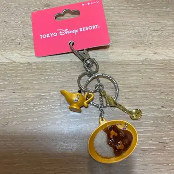 도쿄 디즈니 리조트 알라딘 지니 카레 키체인 파크 푸드