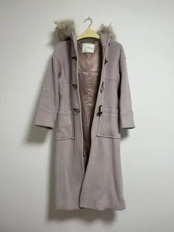 퍼 달린 더플 코트