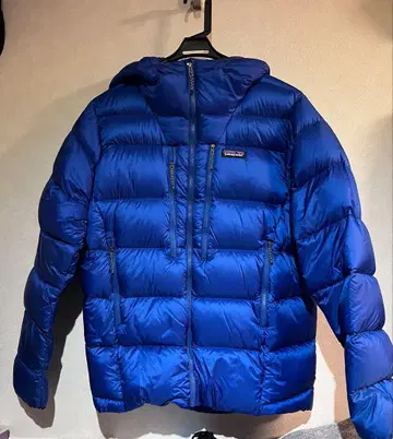 patagonia 남성용 피츠로이 다운 후디 S 사이즈 파랑
