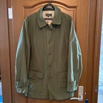 에디 바우어 모스그린 하프 코트