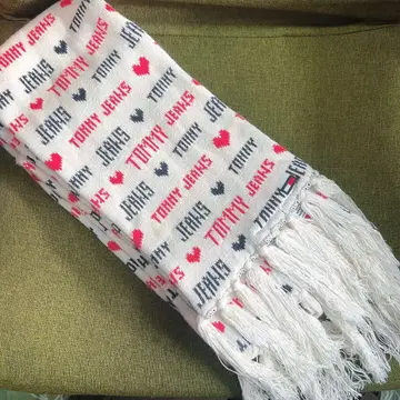 TOMMY GIRL 머플러 로고 자수 빈티지 TOMMY JEANS