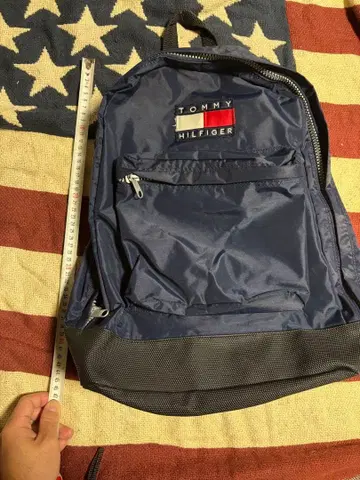 타미힐피거 네이비 백팩 90s