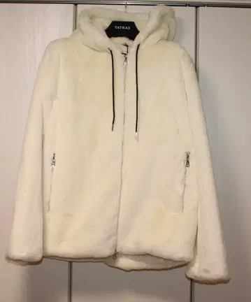 TATRAS 2025 FW BOMOS 보아 후드티 화이트 사이즈 3