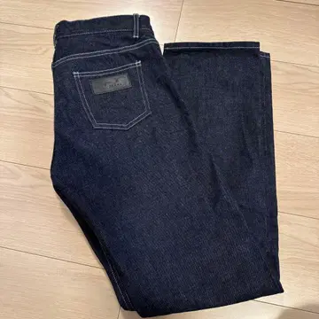 아네스 베. 다크 데님 스트레이트 팬츠 26 US