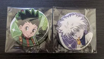 헌터헌터 등 맞댄 곤 키루아 캔뱃지