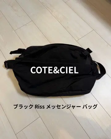 COTE&CIEL 블랙 Riss 메신저 백