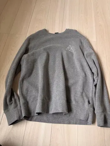 HUF 그레이 맨투맨 XL