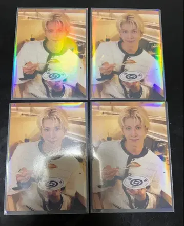 하세가와 신 쿠라스시 한정판 트레이딩 카드 4장 세트 익명 배송