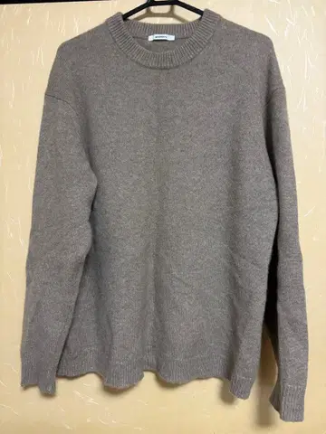 캐시미어 크루넥 스웨터