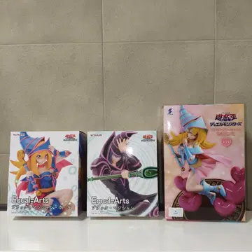 유희왕 블랙 매지션 블랙 매지션 걸 피규어 3종 세트