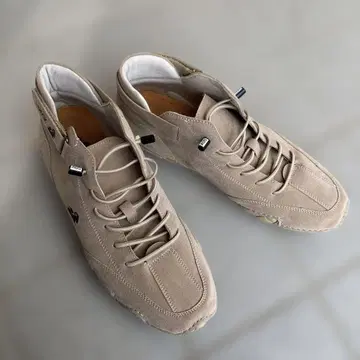 LDECK 베이지 스웨이드 스니커즈 26.5 베이지