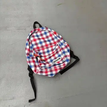 00s 아웃도어 올 패턴 체크 백팩 남성용 y2k