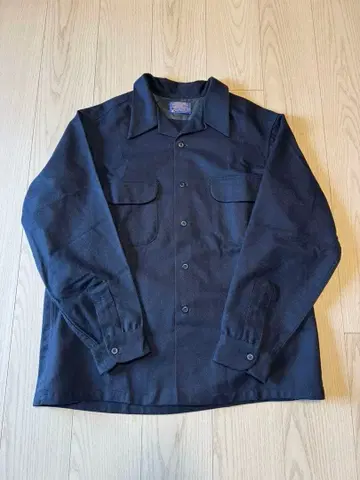 Pendleton 70s 울 셔츠 (네이비)