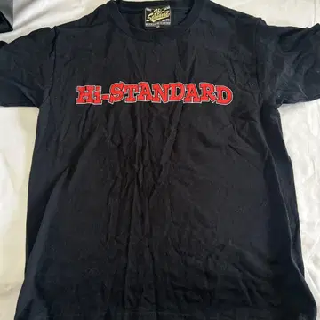 미사용 Hi-STANDARD 셔츠 XS 블랙
